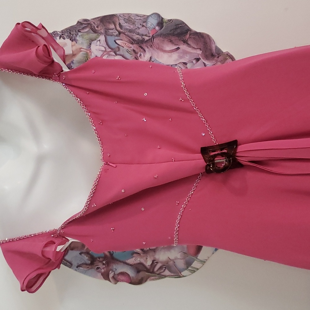 Pink sequined gown / cut it short & cute. - Picture 8 of 8